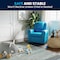 Flash Furniture Kids Recliner, 21-1/2" to 36-1/2" x 27", Upholstery Color: Turquoise DG-ULT-KID-TURQ-GG - alternate 3